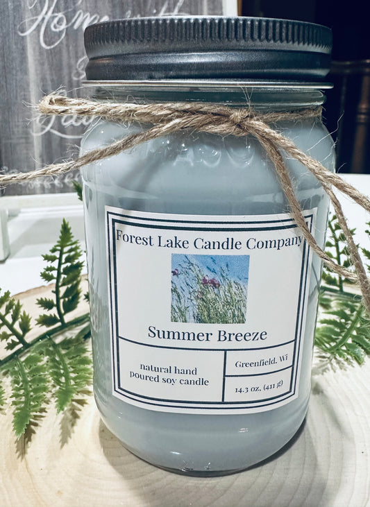 16 ounce mason jar soy candle